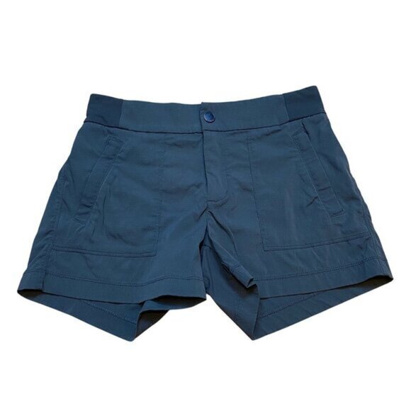 Athleta Womens‎ Nylon Stretch Shorts Size 2 Gray - Picture 1 of 7